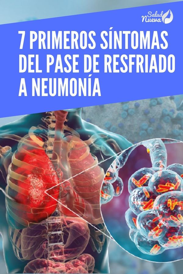 sintomas de transición de resfriado a neumonia